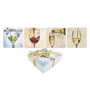PPD Dolomite Coaster Set/ 4 The Art Of Alcohol