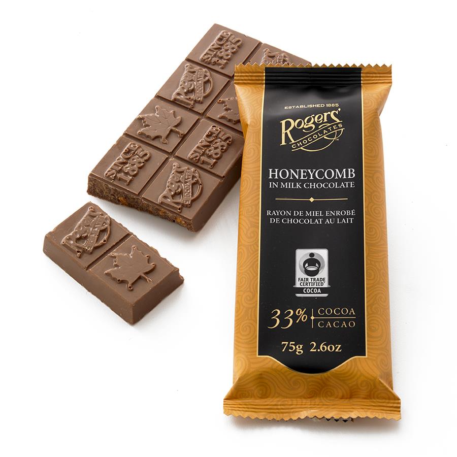 Rogers Honeycomb Milk Chocolate Bar