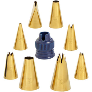 Wilton 17 Piece Decorating Set - Gold Plated