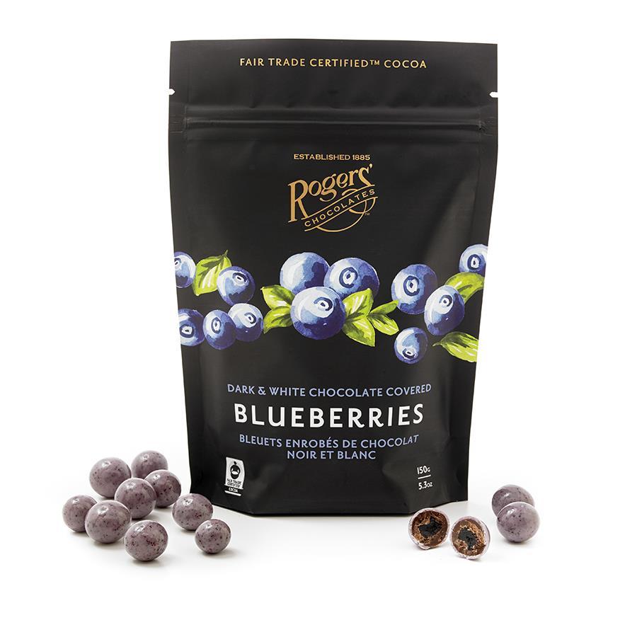Rogers Dark & White Chocolate Covered Blueberries