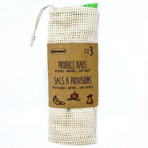 Danesco Produce Bags - Cotton Mesh Set of 3 - Bear Country Kitchen