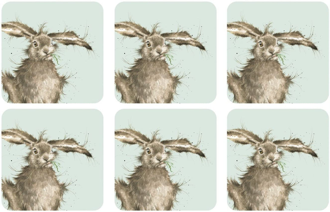 Pimpernel Coaster Set of 6 Wrendale Hare