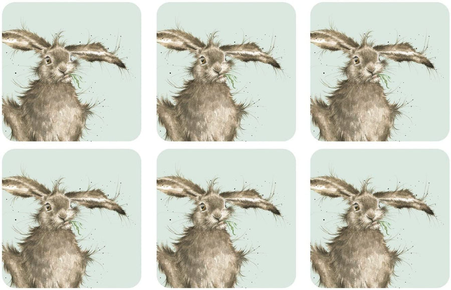 Pimpernel Coaster Set of 6 Wrendale Hare