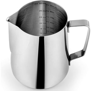 Zulay Stainless Steel Frothing Pitcher 32oz