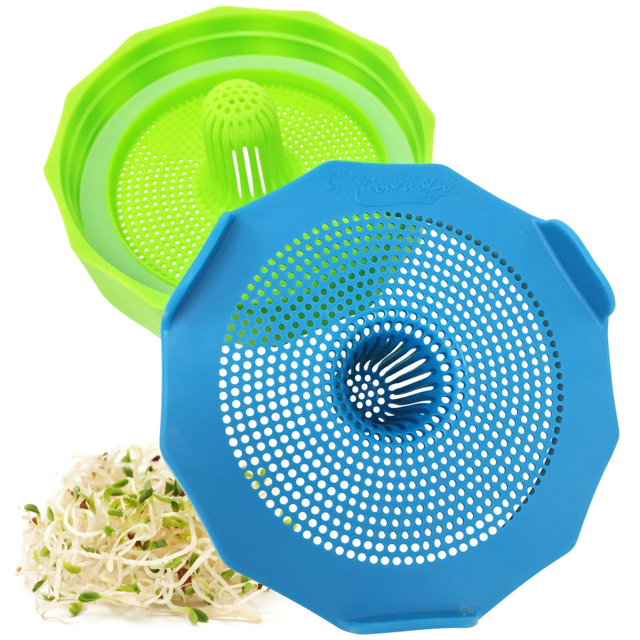 Masontops Set of 2 Bean Screens - Wide Mouth Sprouting Lids