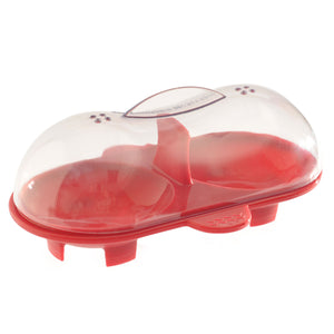 Norpro Microwave Poacher - Red