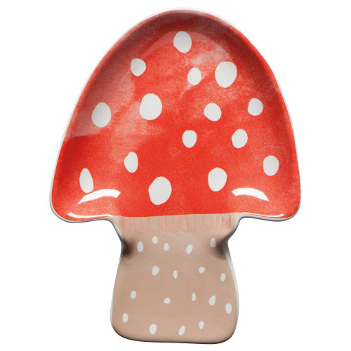 Danica Heirloom Shaped Spoon Rest Mushroom