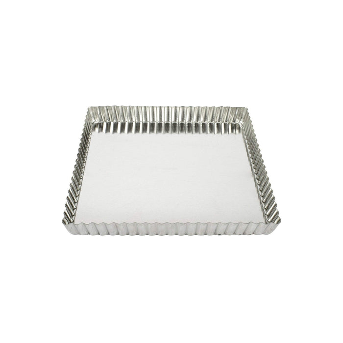 Gobel Removable Bottom Square Fluted Quiche Mold 23CM