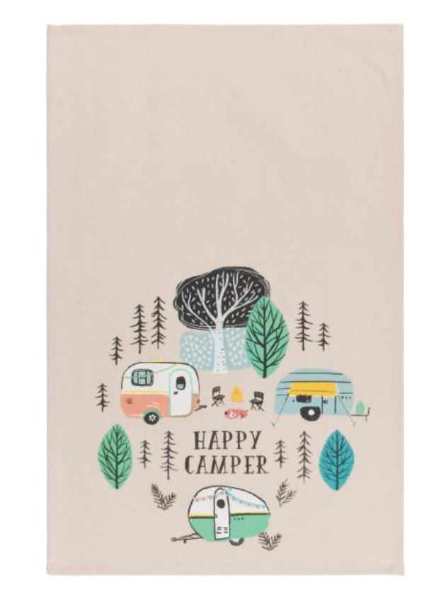 Now Designs Dishtowel - Happy Camper
