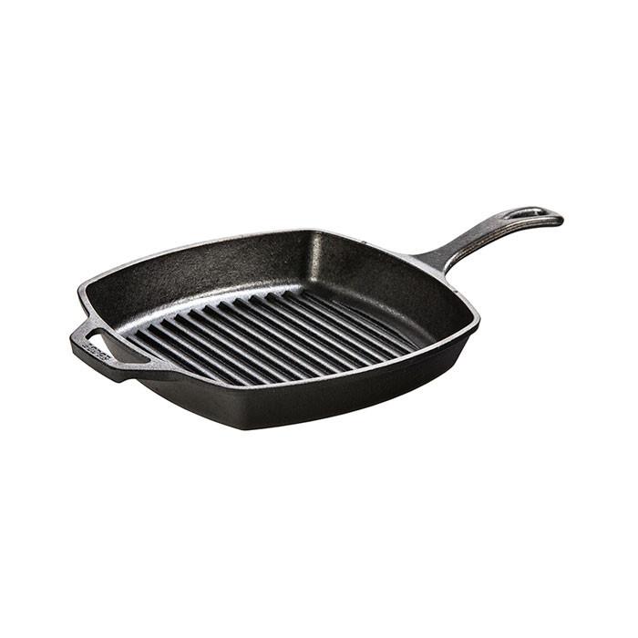 Lodge 10 1/2" Cast Iron Grill Pan Square