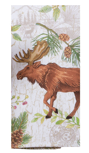 Kay Dee Designs Dual Purpose Towel - Pinecone Moose