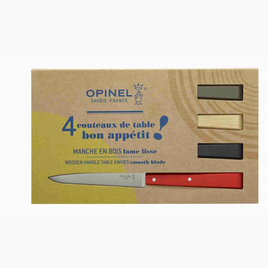 Opinel Set of 4 table knives N°125 Bon Appetit Loft