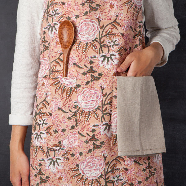 Danica Now Designs Block Print Apron - Blossom