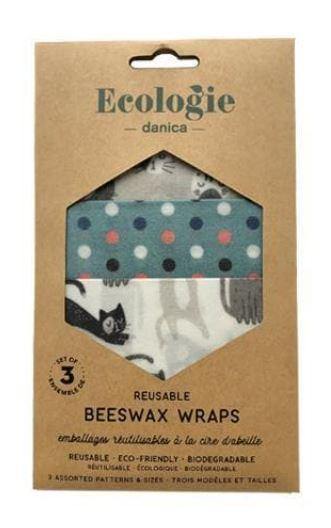 Danica Ecologie Beeswax Wraps S/3 - Bear Country Kitchen