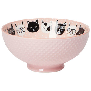 Danica Now Design 8" Stamped Bowl Feline Fine