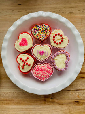 Bakelicious Silicone Baking Cups Hearts