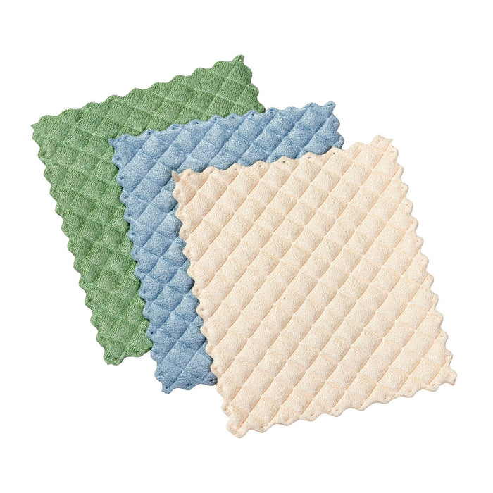Envision Home Quilted Dish Cloths S/3