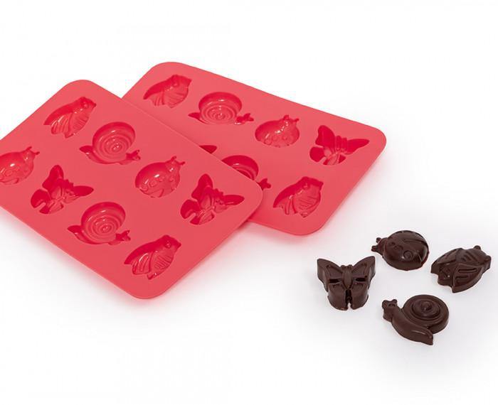 Trudeau Silicone Chocolate Mold 2/Pkg Heart