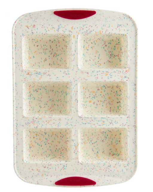 Trudeau Mini Loaf Pan Silicone Confetti - Bear Country Kitchen