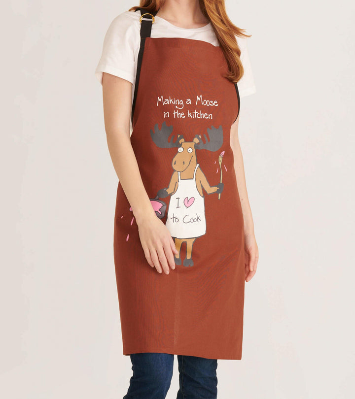Hatley Apron - Making A Moose In The Kitchen - Bear Country Kitchen