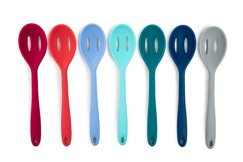 Core Kitchen Silicone Slotted Spoon Asst. Colors