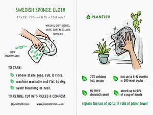 Swedish Sponge/ Dish Cloth Florals