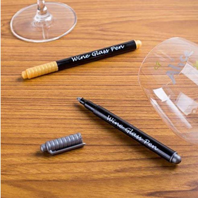 Luciano Wine Glass Markers S/2 - Bear Country Kitchen